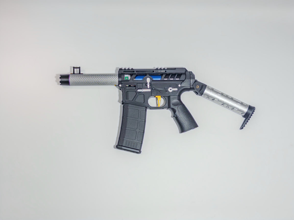 SCORPIO MEDUSA AEG – 155mm | App-Controlled ETU | 5 Colors / MEDUSA ETU + App Control、13:1 High-Speed Steel Gears、Hop-Up Tracer Unit
