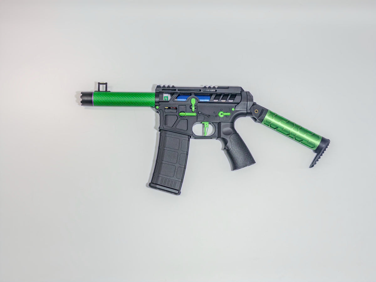 SCORPIO MEDUSA AEG – 155mm | App-Controlled ETU | 5 Colors / MEDUSA ETU + App Control、13:1 High-Speed Steel Gears、Hop-Up Tracer Unit